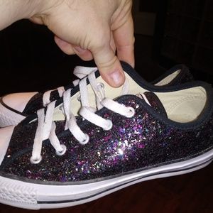 Converse All Star Women's Shoes w/ Glitter-Size 6